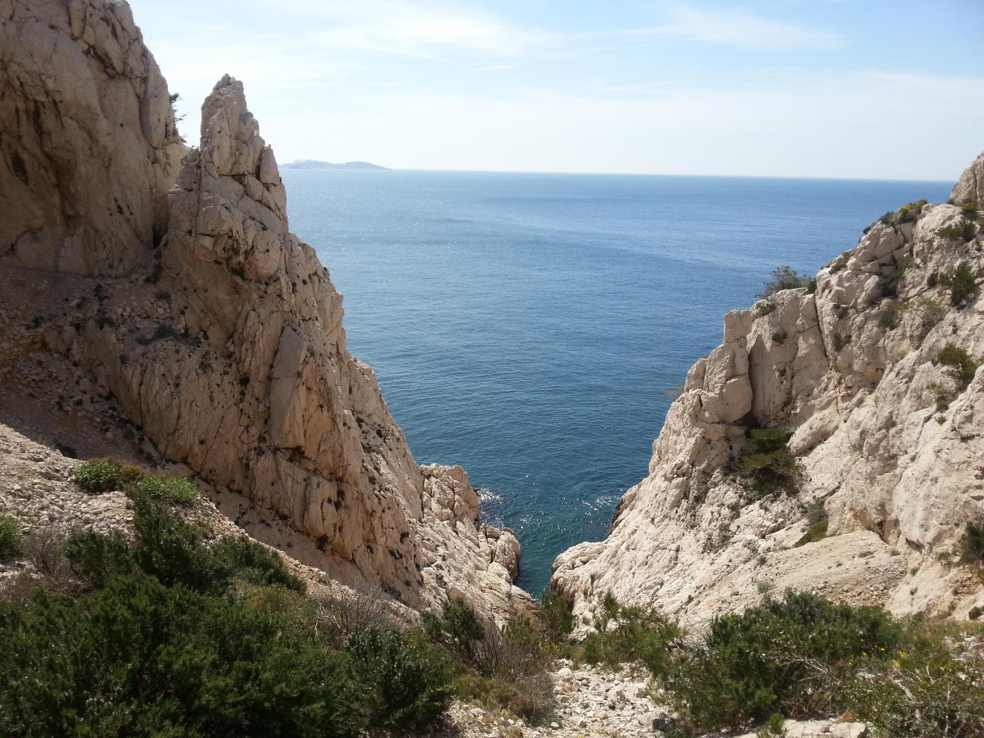 calanque perdue !