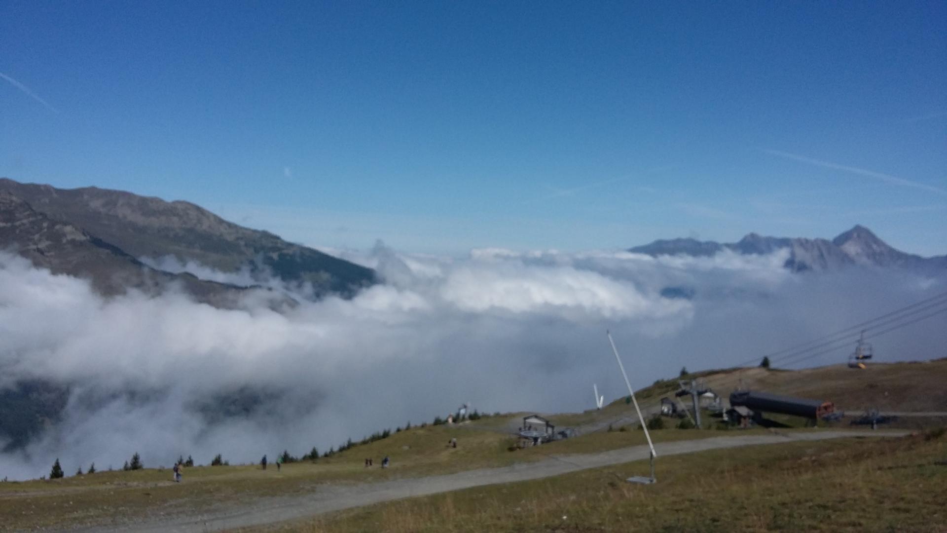 Mer de nuage sur Valloire.....